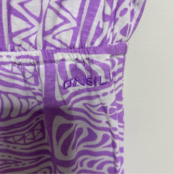 O’Neill Lavender Patterned Summer Maxi Dress Women's Size XL Resort Beach *READ* - Picture 5 of 12